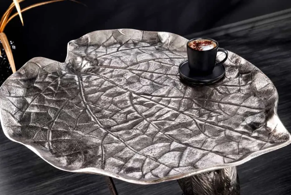 Riess-Ambiente Beistelltische > Design Beistelltisch WILDLIFE MONKEY 60cm silber Metall handmade