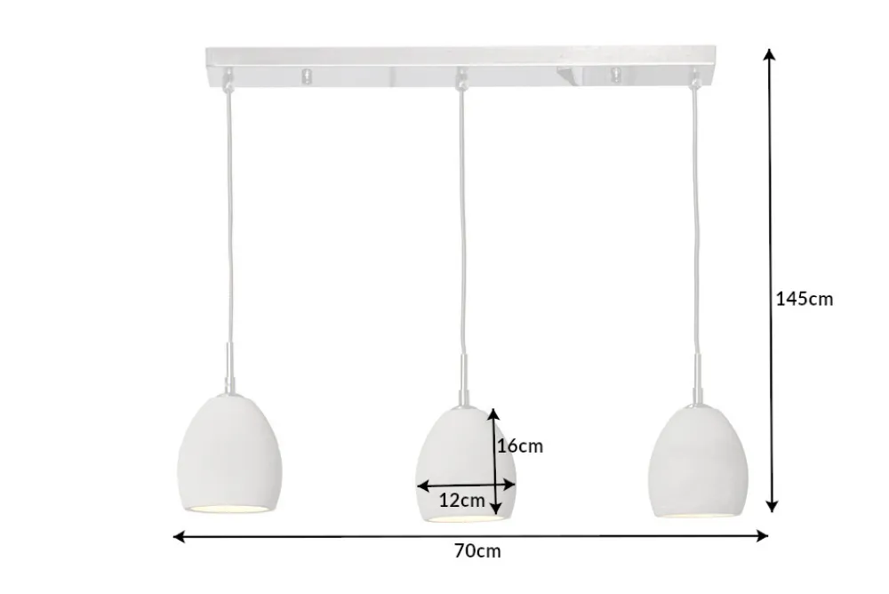 Riess-Ambiente Hängelampen|Industrial Loft > Design Beton Hängeleuchte CEMENT-COLLECTION III Industrial Design