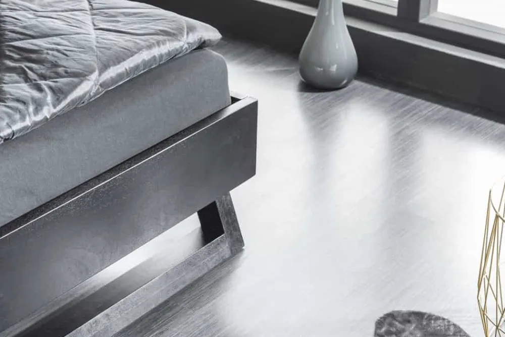 Riess-Ambiente Mehr...|Polsterbetten > Design Bett SCORPION 180x200cm schwarz Mangoholz 3D Schnitzerei Massivholz Doppelbett