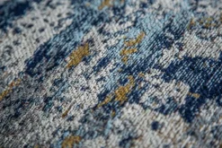 Riess-Ambiente Sitzpoufs|Heimtextilien > Design Bodenkissen XL ABSTRAKT 70cm blau beige abstraktes Muster Sitzpouf