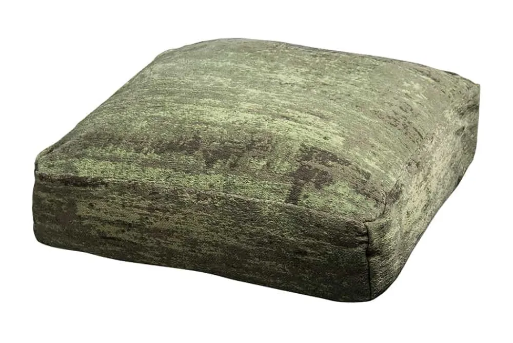 Riess-Ambiente Sitzpoufs|Heimtextilien > Design Bodenkissen XL MODERN ART 70cm grün abstraktes Muster Sitzpouf