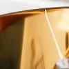 Riess-Ambiente Goldene Möbel|Stehleuchten > Design Bogenlampe FORMA 215cm schwarz gold Stehlampe mit Marmorfuß