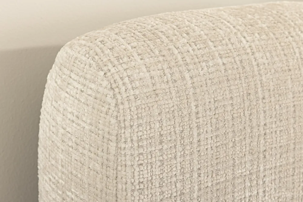 Riess-Ambiente Boxbetten > Design Boxbett ADLON 180x200cm beige Chenille Cremona mit Stauraum und Lattenrost