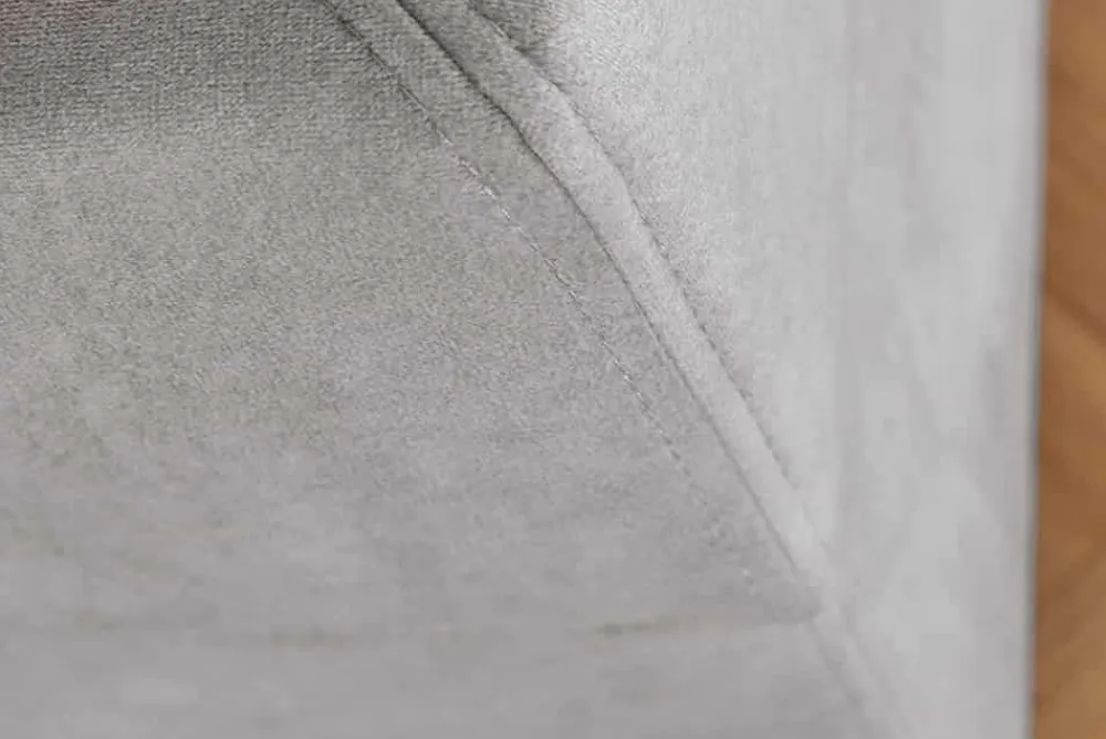 Riess-Ambiente Boxspringbetten|Samt Möbel > Design Boxspringbett SUITE HOTELBETT 180x200cm silber grau Samt inkl. Stauraum Topper