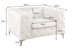 Riess-Ambiente Sessel|Samt Möbel ><noscript><img width=