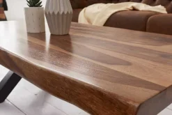 Riess-Ambiente Couchtische & Truhen|Mehr... > Design Couchtisch AMAZONAS 110cm braun Sheesham Massivholz Baumkante
