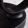 Riess-Ambiente Couchtische & Truhen > Design Couchtisch DANCING RINGS weiß rund drehbar Marmor Keramik schwarz Metall