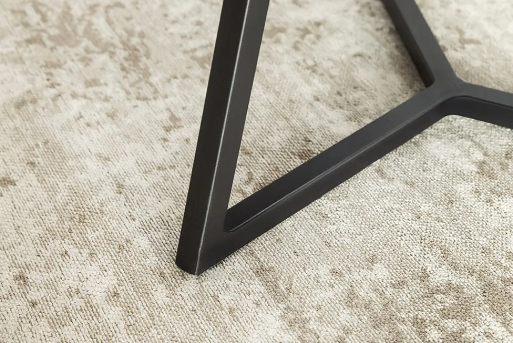 Riess-Ambiente Couchtische & Truhen > Design Couchtisch MARVELOUS 70cm schwarz gold sand AURORA ORO Keramik Metall