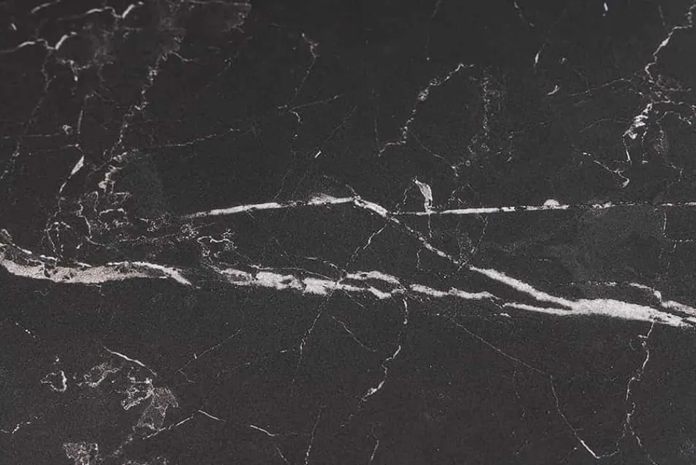 Riess-Ambiente Couchtische & Truhen > Design Couchtisch MODERN BAROCK 100cm schwarz anthrazit chrom Keramik Marmor