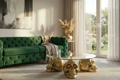 Riess-Ambiente Goldene Möbel|Couchtische & Truhen ><noscript><img width=