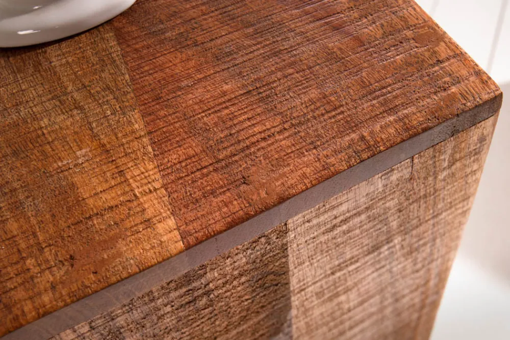 Riess-Ambiente Mehr...|Mehr... > Design Deko Säule 3er Set MAKASSAR 80cm Mangoholz Handarbeit