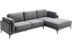 Riess-Ambiente Samt Möbel|Ecksofa ><noscript><img width=