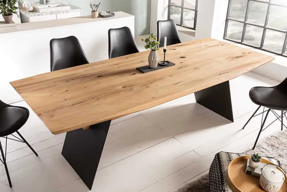 Riess-Ambiente Esstische|Mehr... > Design Esstisch GRAND OAK 240cm natur Wildeiche Massivholz