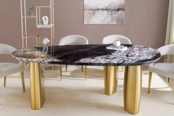 Riess-Ambiente Goldene Möbel|Esstische ><noscript><img width=