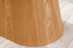 Riess-Ambiente Esstische > Design Esstisch UNIQUE 200cm weiß Eiche Keramik Marmor Säulenfuß