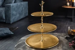 Riess-Ambiente Goldene Möbel|Etageren & Tabletts ><noscript><img width=