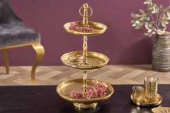 Riess-Ambiente Goldene Möbel|Etageren & Tabletts ><noscript><img width=
