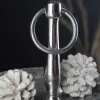 Riess-Ambiente Etageren & Tabletts > Design Etagere ORIENT 50cm silber im Wild Hammerschlag mit drei Etagen