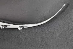 Riess-Ambiente Wanddekoration|Garderoben > Design Garderobe BULL 100cm Aluminium Wanddekoration Stierkopf