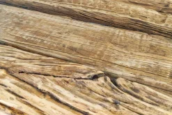 Riess-Ambiente Mehr...|Massivholzesstische > Design Glas Esstisch BARRACUDA 220cm natur Teak Massivholz schwarz Kufengestell