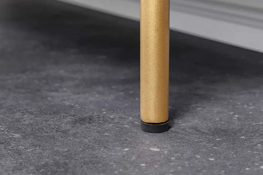 Riess-Ambiente Goldene Möbel|Highboards > Design Highboard WAVE 120cm schwarz Mangoholz mit 3D Schnitzereien mattgold Metallbeine