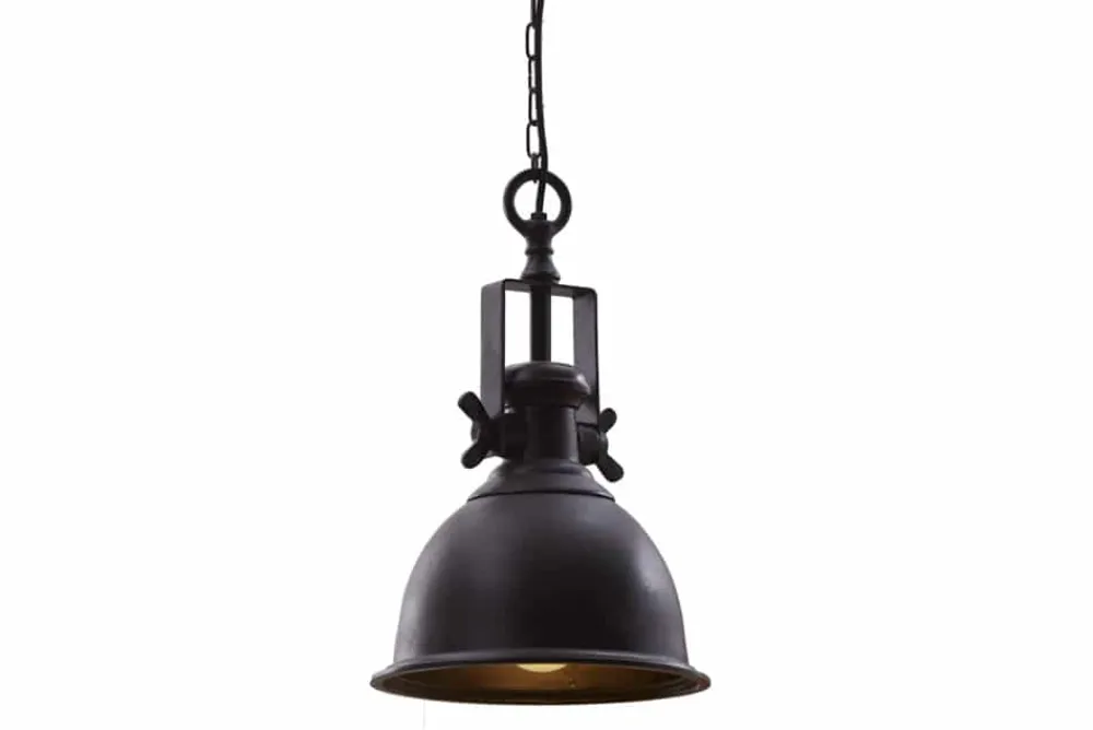 Riess-Ambiente Hängelampen|Industrial Loft > Design Hängelampe INDUSTRIAL 45cm schwarz bronze Industrial Stil