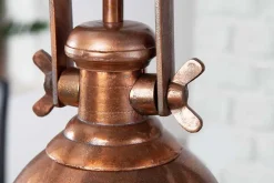 Riess-Ambiente Hängelampen|Industrial Loft > Design Hängelampe INDUSTRIAL 45cm kupfer geflammt Industrial Stil