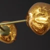 Riess-Ambiente Goldene Möbel|Hängelampen > Design Hängelampe LIQUID DIAMOND 100cm gold Glas Stahl fünf Schirme Kugelleuchte