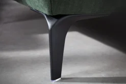 Riess-Ambiente Polsterhocker|Sitzhocker > Design Hocker MARRAKESCH 110cm flaschengrün Samt mit Ziersteppung