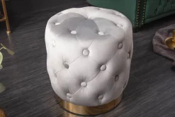 Riess-Ambiente Goldene Möbel|Sitzhocker ><noscript><img width=
