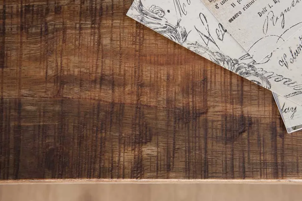 Riess-Ambiente Mehr...|Massivholztische > Design Konsolentisch IRON CRAFT 115cm Mangoholz Eisen Schreibtisch