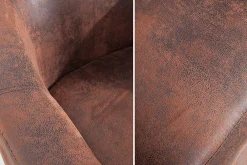 Riess-Ambiente Loungesessel|Sessel > Design Lounge Sessel HEMINGWAY whisky braun mit Armlehnen Cocktailsessel Massivholzbeine