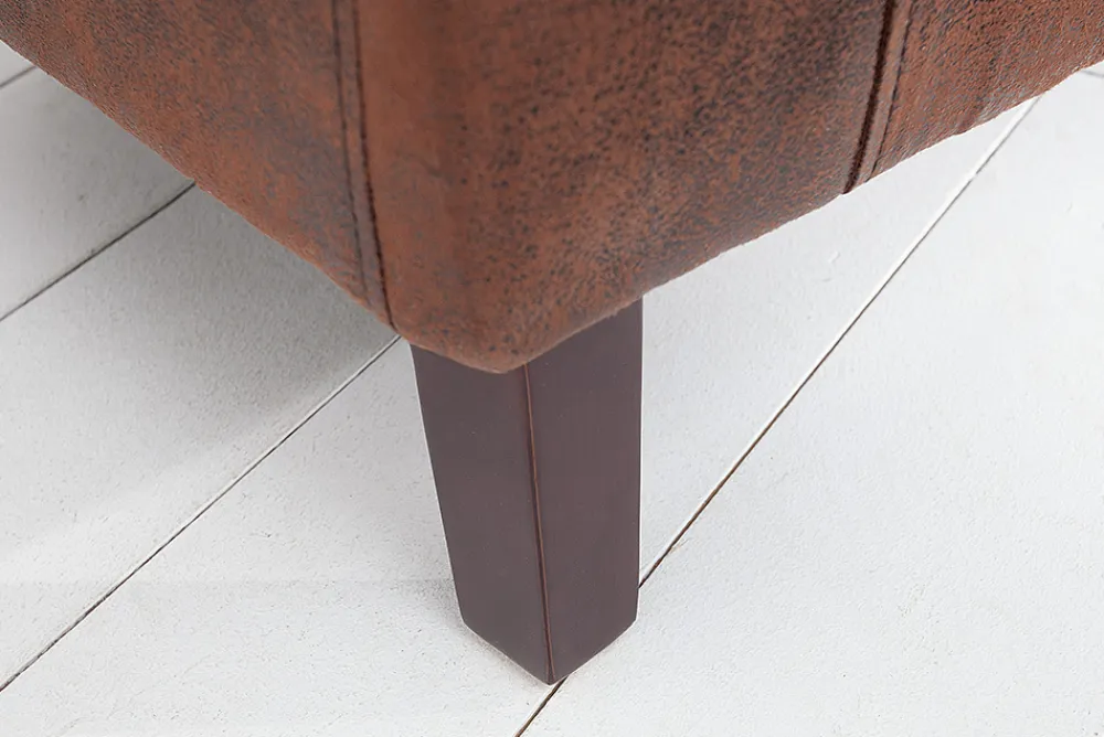 Riess-Ambiente Loungesessel|Sessel > Design Lounge Sessel HEMINGWAY whisky braun mit Armlehnen Cocktailsessel Massivholzbeine