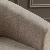 Riess-Ambiente Loungesessel > Design Lounge Sessel HEMINGWAY taupe Strukturstoff mit Armlehnen Cocktailsessel
