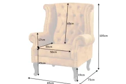 Riess-Ambiente Sessel|Samt Möbel ><noscript><img width=