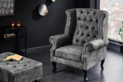 Riess-Ambiente Sessel|Samt Möbel ><noscript><img width=