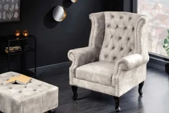 Riess-Ambiente Sessel|Samt Möbel ><noscript><img width=