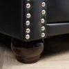 Riess-Ambiente Sessel > Design Sessel CHESTERFIELD 110cm matt schwarz Knopfheftung Federkern