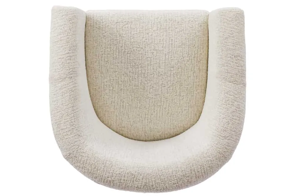 Riess-Ambiente Loungesessel > Design Sessel HEMINGWAY beige Bouclé Tweed Soft mit Armlehnen Cocktailsessel