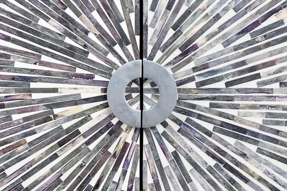 Riess-Ambiente Sideboards & Kommoden > Design Sideboard HERITAGE 160cm Mosaik-Intarsien Kunsthandwerk