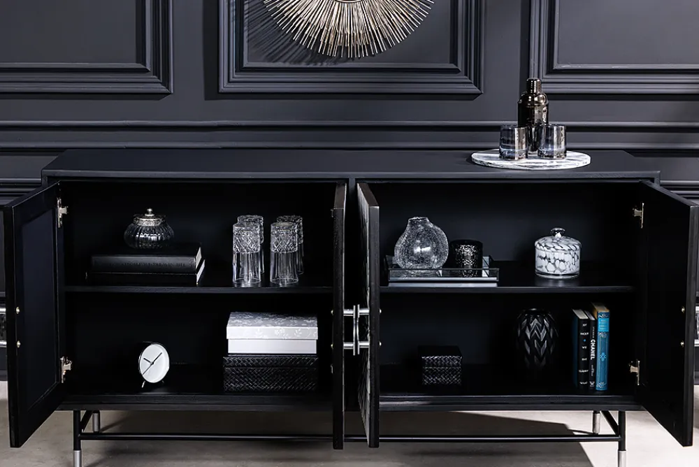 Riess-Ambiente Sideboards & Kommoden > Design Sideboard HERITAGE 160cm Mosaik-Intarsien Kunsthandwerk