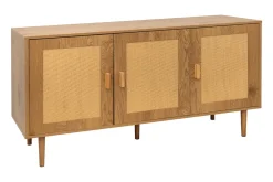 Riess-Ambiente Retro Möbel|Sideboards & Kommoden > Design Sideboard VIENNA 120cm natur Wiener Geflecht Kommode