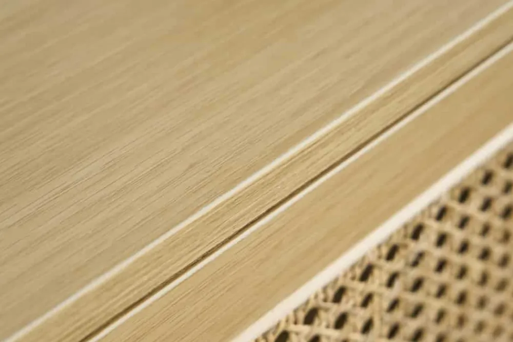 Riess-Ambiente Retro Möbel|Sideboards & Kommoden > Design Sideboard VIENNA 155cm Wiener Geflecht Rattan Kommode mit Schubladen