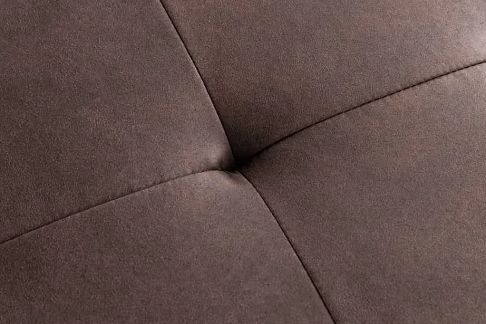 Riess-Ambiente Sitzbänke > Design Sitzbank BOUTIQUE 100cm antik braun Microfaser schwarze Metallbeine Polsterbank