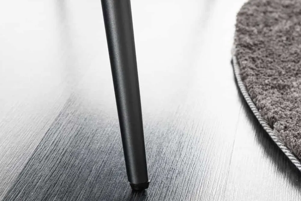Riess-Ambiente Skandinavisch|Sitzbänke > Design Sitzbank BOUTIQUE 100cm dunkelgrau Cord schwarze Metallbeine