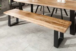Riess-Ambiente Mehr...|Industrial Loft > Design Sitzbank IRON CRAFT 170cm Mangoholz Eisen Industrial Design