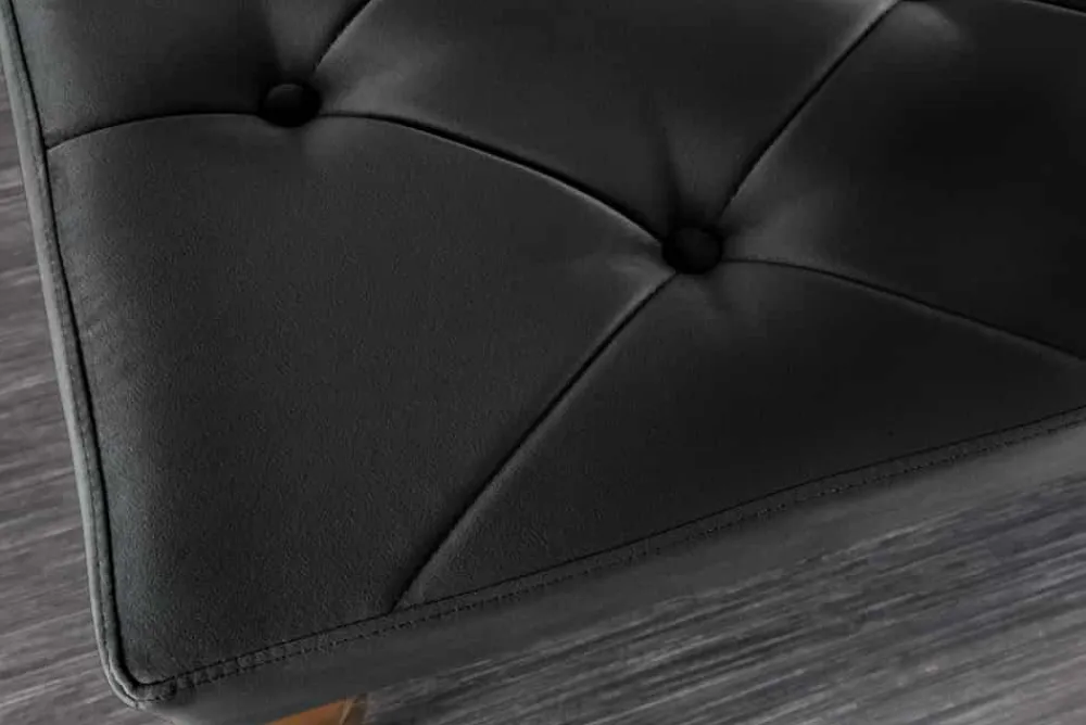 Riess-Ambiente Sitzbänke|Samt Möbel > Design Sitzbank MODERN BAROCK 175cm schwarz Samt gold Edelstahl