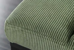Riess-Ambiente Skandinavisch|Sitzbänke > Design Sitzbank PETIT BEAUTÉ 80cm grün Cord schwarzes Gestell