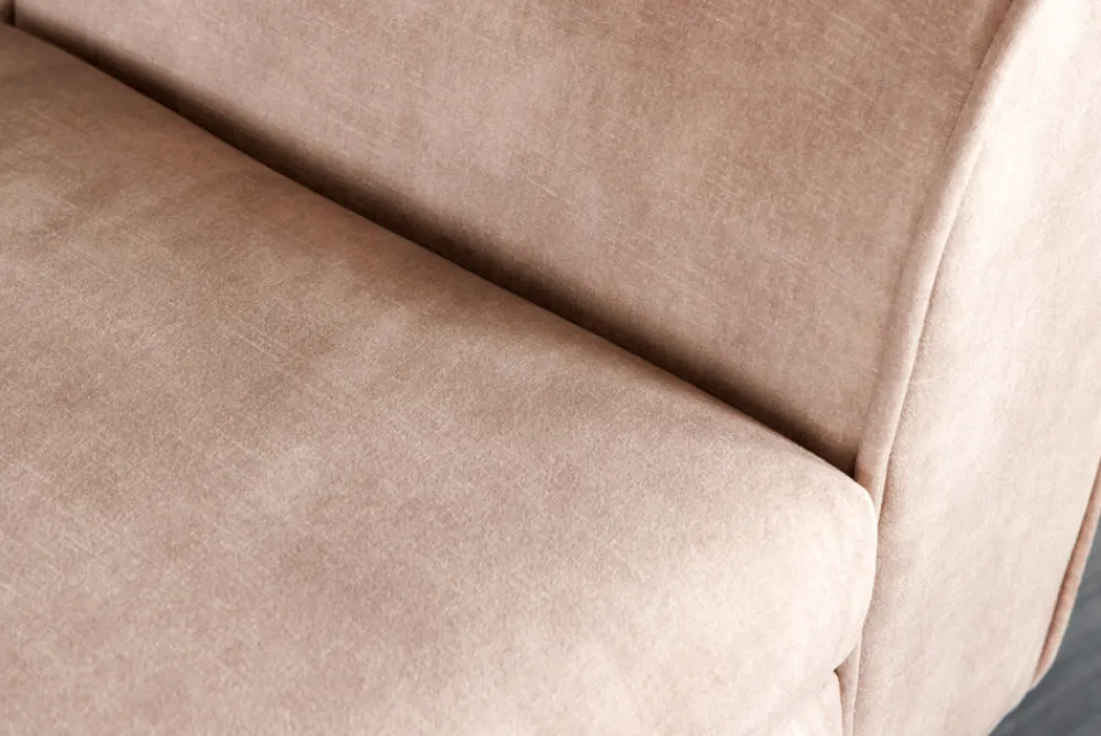 Riess-Ambiente Sitzbänke|Samt Möbel > Design Sitzbank SCARLETT 90cm beige coffee Samt