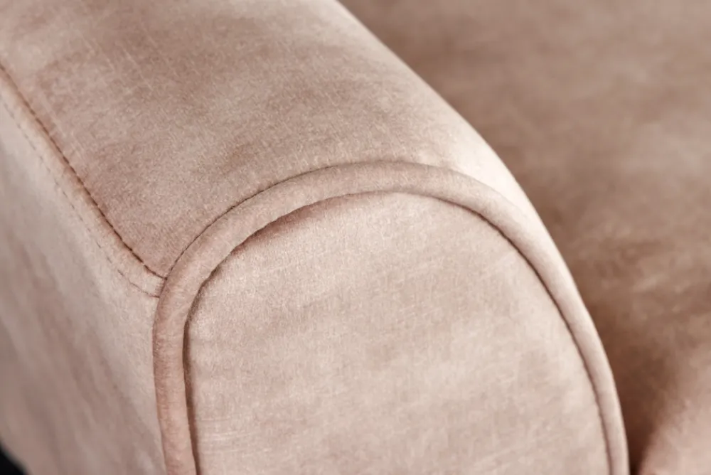 Riess-Ambiente Sitzbänke|Samt Möbel > Design Sitzbank SCARLETT 90cm beige coffee Samt